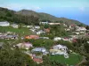 Paysages de La Réunion - Vista de las casas del pueblo de Dos d'Ane (municipio de La Posesión)