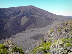 Piton do Forno - Vista do vulcão Fournaise