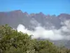 Piton des Neiges - Parc National de La Réunion : vue sur le piton des Neiges depuis le belvédère de Bélouve