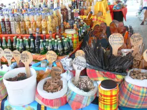 Pointe-à-Pitre - Spice Market Stall St. Anthony ( centrale markt )