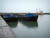 Port-en-Bessin - Quai et bateaux du port de pêche