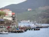 Port-Vendres - Vermilion Coast: heuvel met uitzicht op de vissershaven