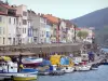 Port-Vendres - Fishing port and facades of the town