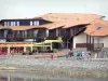 Porto velho de Boucau de Albret - Terraços restaurante e passeio nas margens do lago marinho