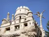 Postman Cheval's Ideal Palace - Tower and sculptures