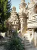 Postman Cheval's Ideal Palace - West facade staircase