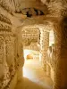 Postman Cheval's Ideal Palace - Interior corridor lined with sculptures