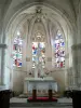 Puellemontier - Intérieur de l'église Notre-Dame-en-sa-Nativité : choeur