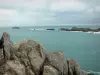 Punta de Grouin - Las rocas y el mar