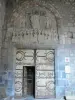 Le Puy-en-Velay - Cité épiscopale - Cathédrale Notre-Dame : porte du porche Saint-Jean