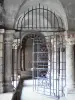 Le Puy-en-Velay - Cité épiscopale - Grille en fer forgé du cloître de la cathédrale Notre-Dame