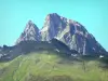 Pyrenees National Park - View of the Pic du Midi d'Ossau