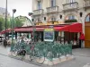 Quartiere latino - Subway ingresso e terrazza ristorante del Saint-Michel