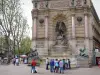 Quartiere latino - Fontaine Saint-Michel