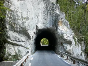 Regionaler Naturpark Chartreuse - Chartreuse-Massiv: Tunnel der Schluchten des Guiers Mort