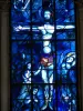 Reims - Inside of the Notre-Dame cathedral: stained glass window of Chagall