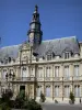 Reims - Façade de l'hôtel de ville (mairie)