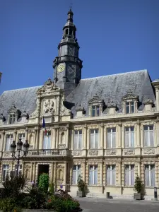Reims - Façade de l'hôtel de ville (mairie)