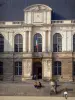 Rennes - Oude stad: ingang van het paleis van het Parlement van Groot-Brittannië en trappen