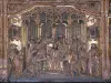 Retablo de Fromentières - Detalle del retablo de flamenca en la iglesia de Sainte-Madeleine