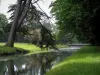Richelieu - Park: bomen en de rivier