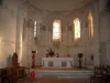 Rioux church - Inside of the Romanesque church in Saintonge