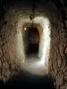 La Roche-Guyon castle - Underground dug in the rock