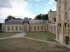 La Roche-Guyon castle - Lower courtyard, known as the stables