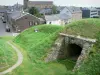 Rocroi - Vue sur les toits de la ville depuis les fortifications