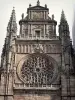 Rodez - Catedral de Notre-Dame: roseta da fachada ocidental