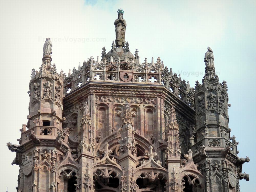 Rodez - Bell tower of the Notre-Dame cathedral