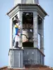 Romans-sur-Isère - Automate et cloche de la tour Jacquemart
