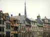 Rouen - La alineación de casas de madera