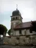 Les Rousses - Village des Rousses : clocher de l'église