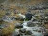 Route des Grandes Alpes - Cours d'eau avec des rochers