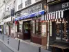 Rue Mouffetard - Fachadas de restaurantes na Rue Mouffetard