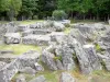 Ruínas galo-romanas dos carros - Complexo funerário do sítio arqueológico dos Carros