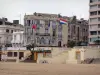 Les Sables-d'Olonne - Sandy strand en het resort gebouwen