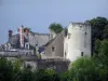 Saint-Aignan-sur-Cher - Overblijfselen van de oude feodale kasteel, in de Cher-vallei