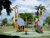 Saint-André - Parc du Colosse : aire de jeu pour enfants