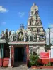 Saint-André - Entrée du temple tamoul du Petit Bazar