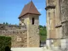 Saint-Antoine-l'Abbaye - Portão e Igreja da Abadia