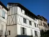 Saint-Antonin-Noble-Val - Façades de maisons de la cité médiévale