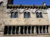 Saint-Antonin-Noble-Val - Facade of the Maison Romane (Romanesque house, former Town Hall)