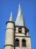 Saint-Côme-d'Olt - Crooked steeple of the Saint-Côme church