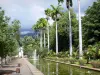 Saint-Denis - Jardim Estadual com lagoas, palmeiras e árvores exóticas