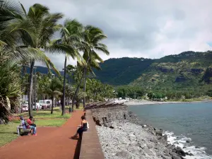 Saint-Denis - Caminar en la Barachois, a lo largo del Océano Índico