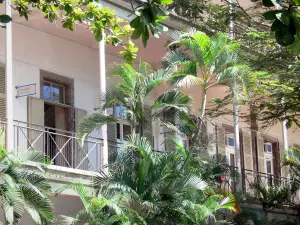 Saint-Denis - Antiguo hospital militar y una vegetación tropical
