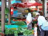 Saint-Denis - Fruit en groente kraam Kleine Markt