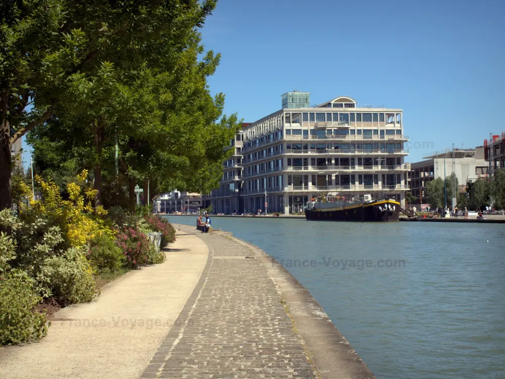 Reiseführer der Seine-Saint-Denis - Ourcq-Kanal - Gehen Sie am Kanal entlang